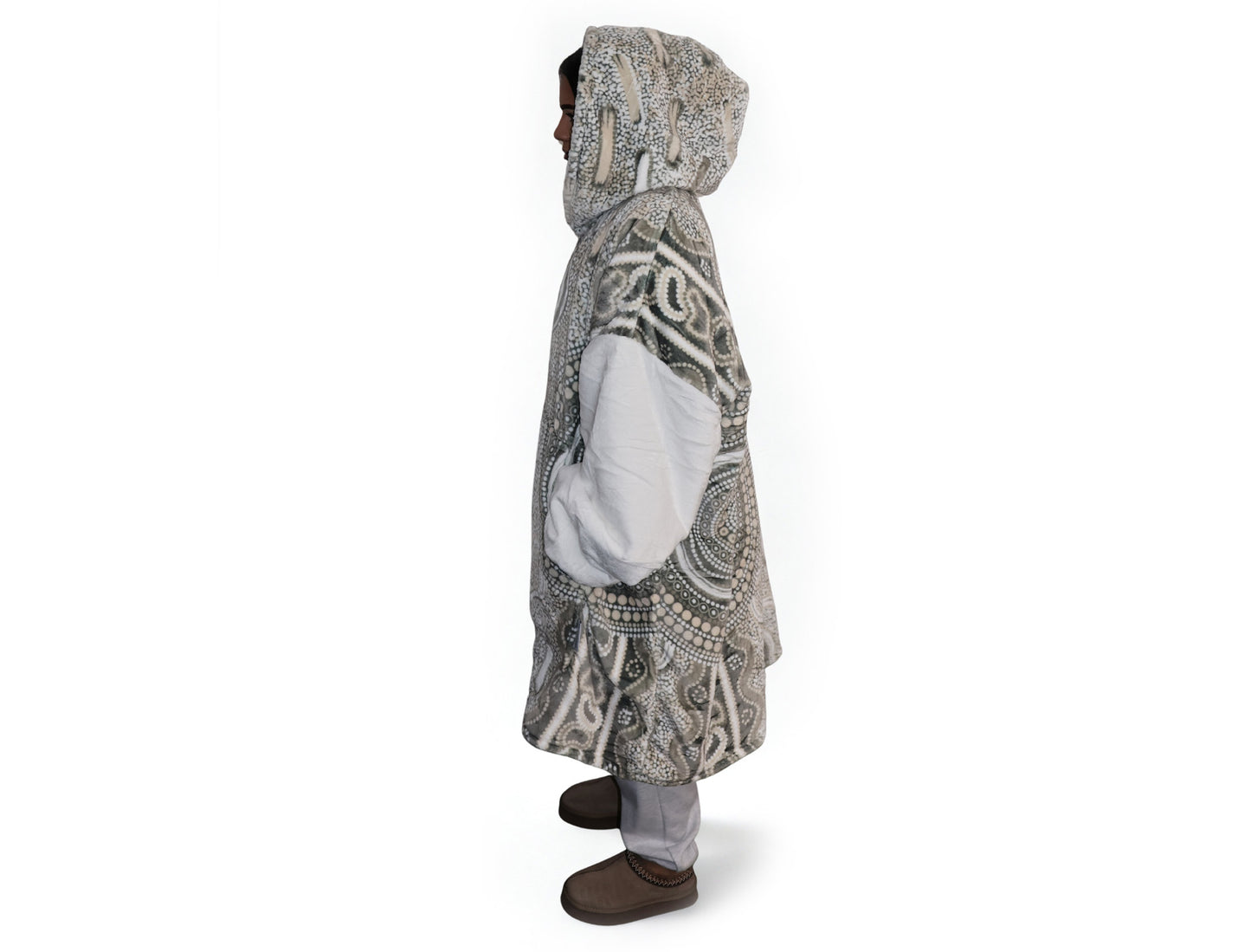 Camping under the Moonlight Oversize Hooded Blanket