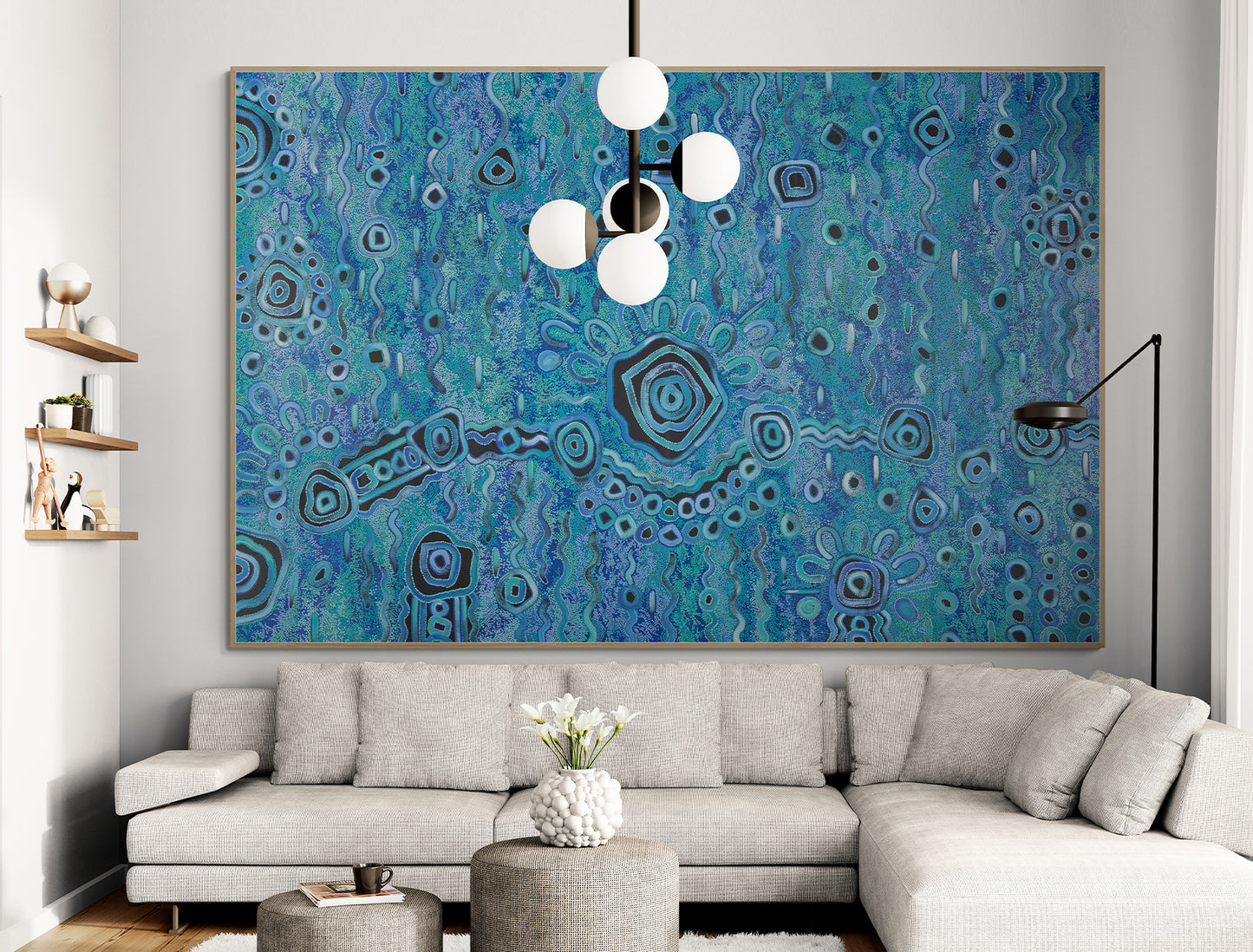 Blue Rain – Original Artwork by Kelly Taylor