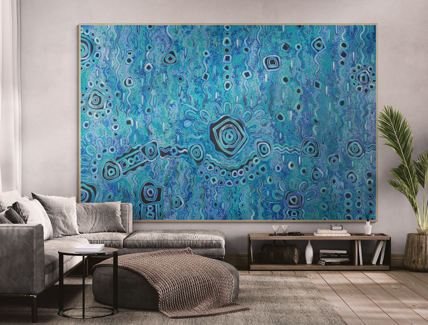 Blue Rain – Original Artwork by Kelly Taylor