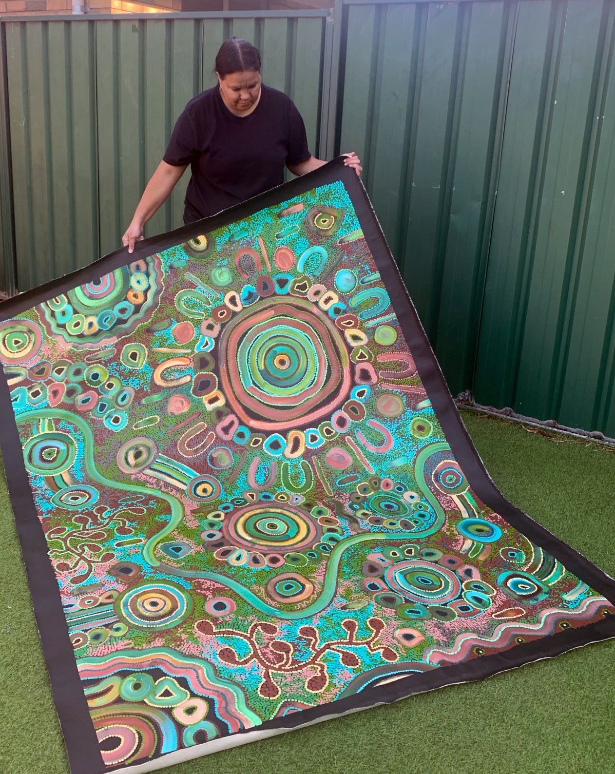 Living on Country - Original Aboriginal Painting by Kelly Taylor