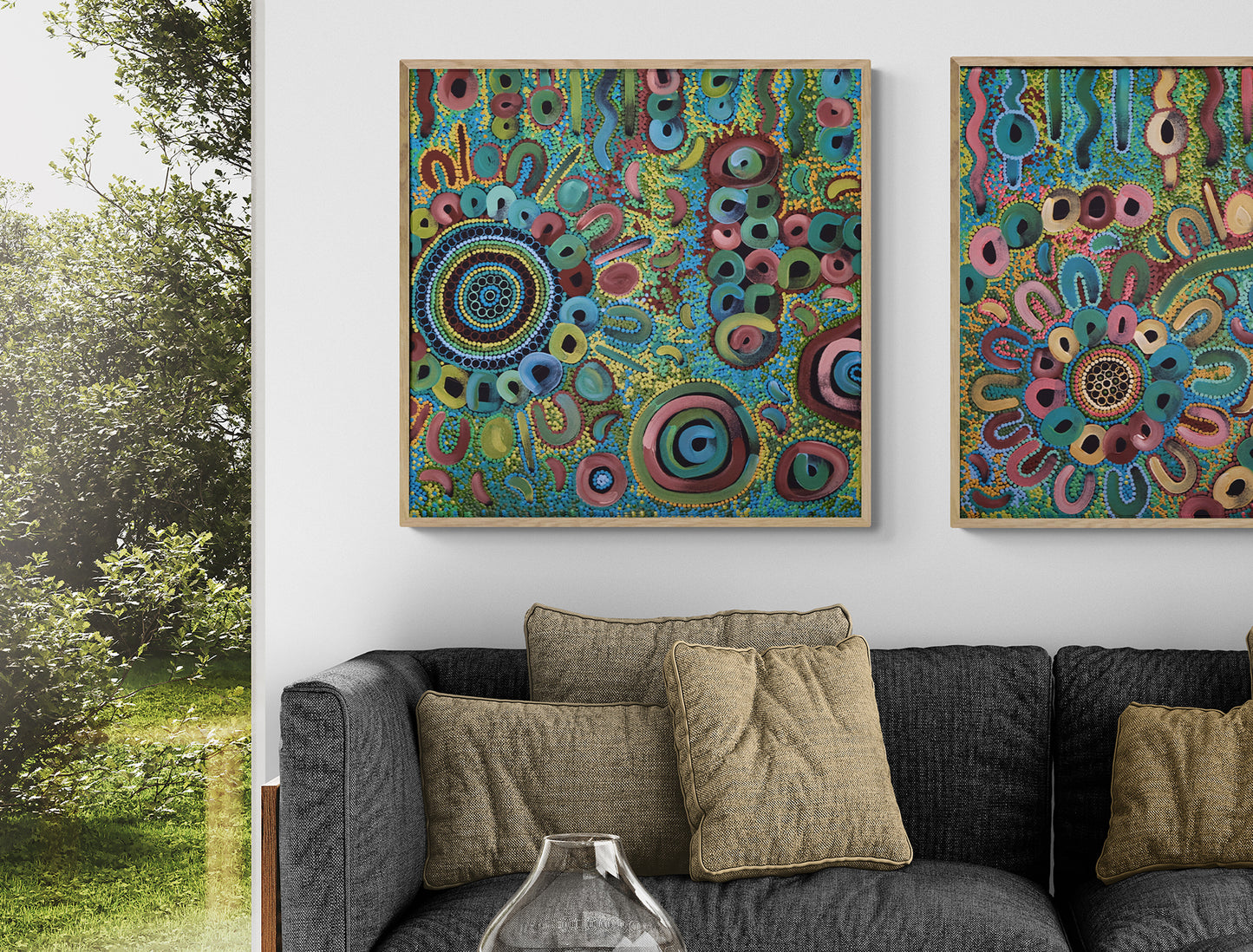 Living on Country – Original Art by Kelly Taylor