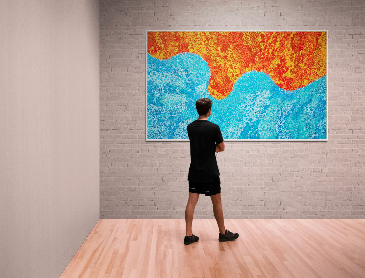 Desert Meets the Sea – Original Artwork by T'keyah Ware