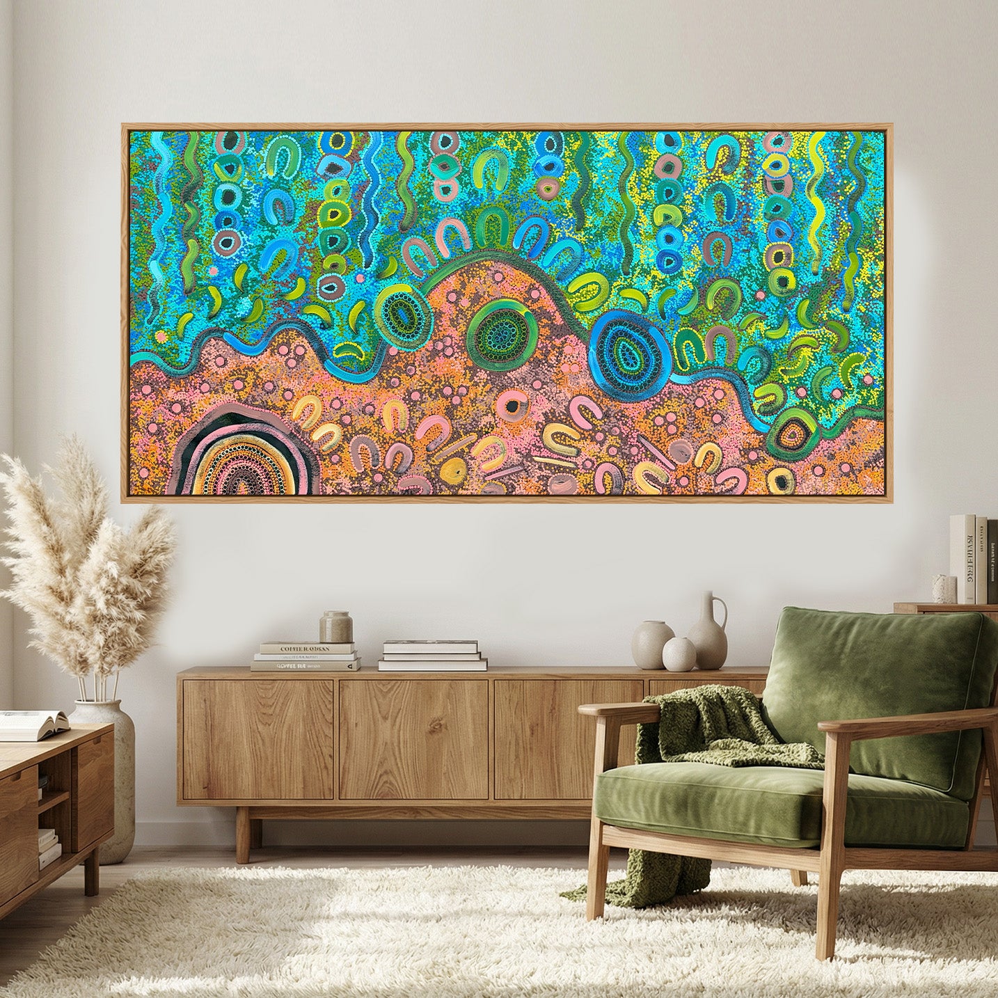 Out on Country – Original Aboriginal Painting by Kelly Taylor