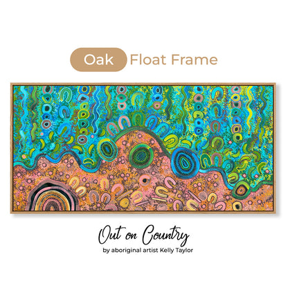 Out on Country – Original Aboriginal Painting by Kelly Taylor