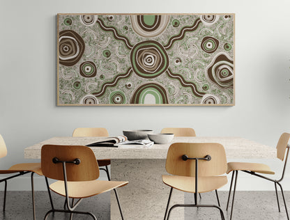 Camping Out Bush – Canvas Print by Kelly Taylor