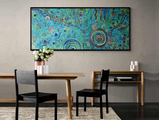 Living on Country – Painting by Kelly Taylor