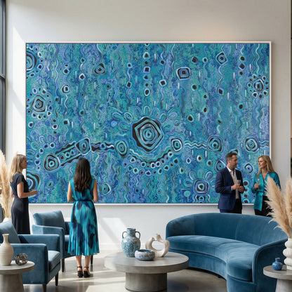 Blue Rain – Original Artwork by Kelly Taylor