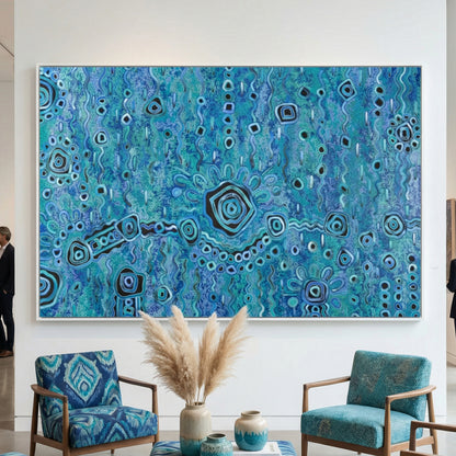Blue Rain – Original Artwork by Kelly Taylor