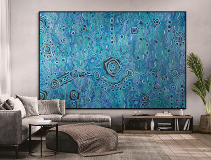 Blue Rain – Original Artwork by Kelly Taylor