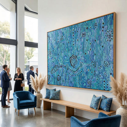 Blue Rain – Original Artwork by Kelly Taylor