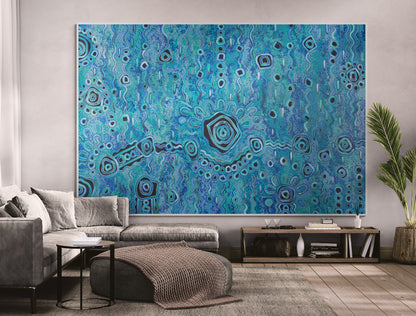 Blue Rain – Original Artwork by Kelly Taylor