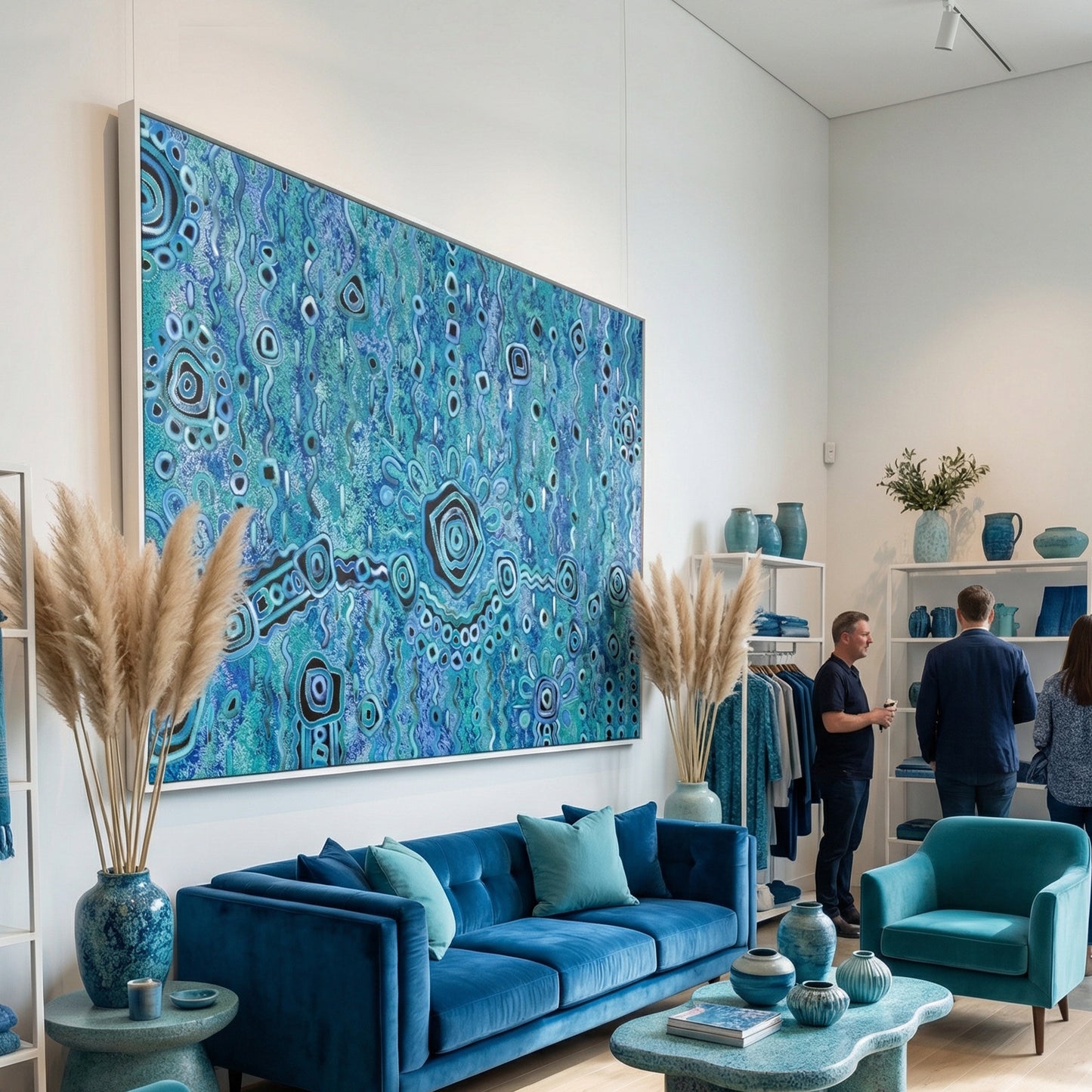 Blue Rain – Original Artwork by Kelly Taylor