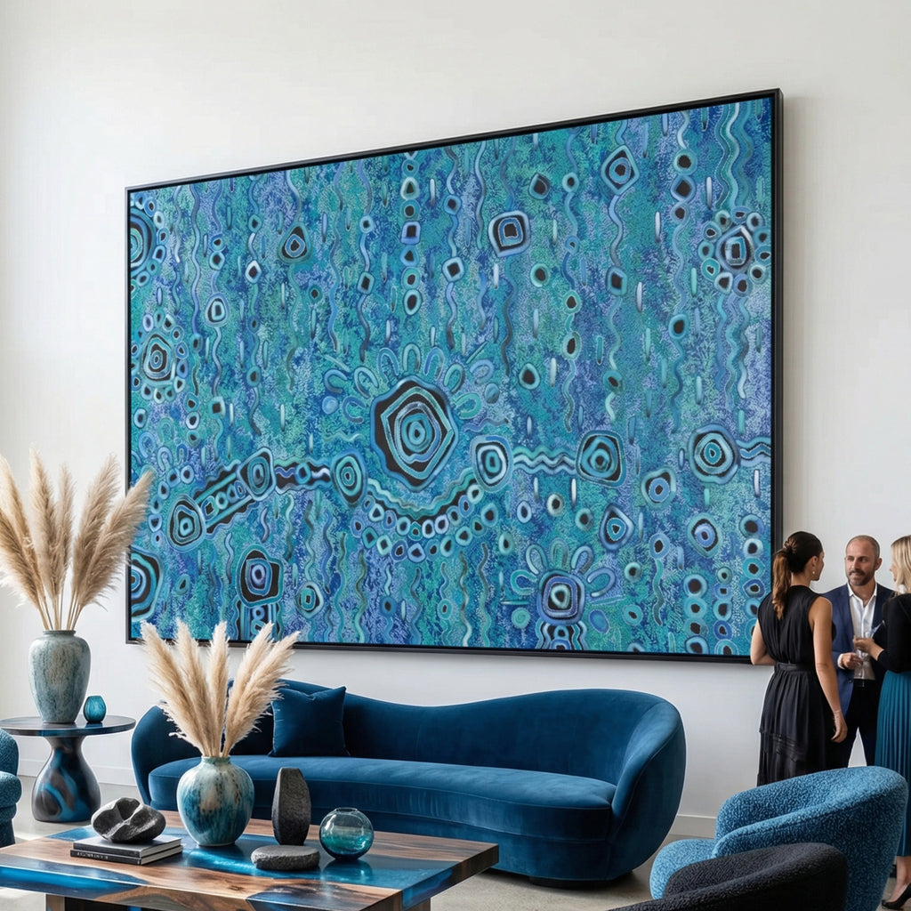 Blue Rain – Original Artwork by Kelly Taylor