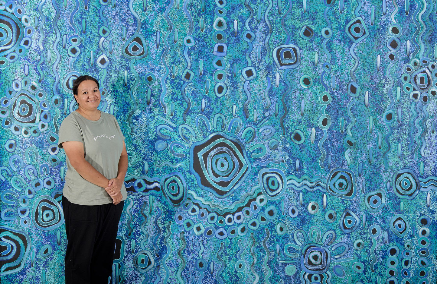 Blue Rain – Original Artwork by Kelly Taylor