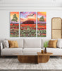 Heart of Our Country (Uluru) - Canvas Print Triptych