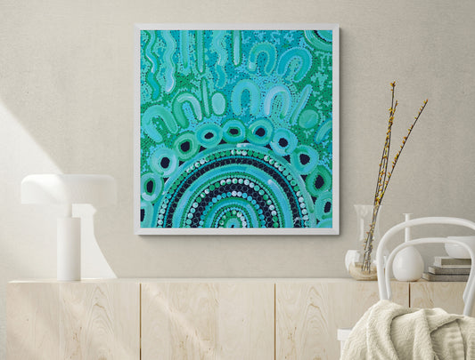 Family Gathering (Painting) by T'keyah