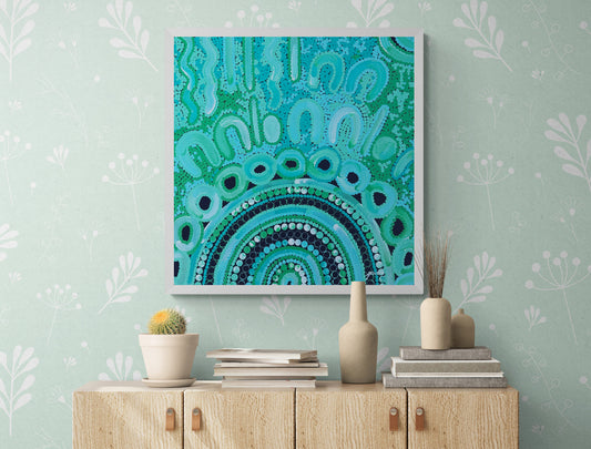 Family Gathering (Painting) by T'keyah