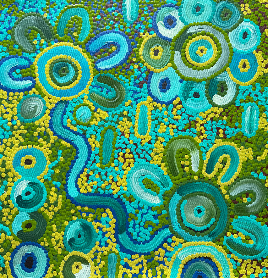 Living on Country (Painting) by T'keyah