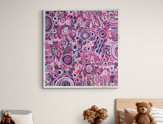 Born Out Bush (Painting) by T'keyah