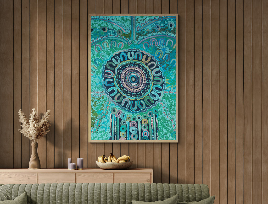 Heal Country (Painting) by T'keyah