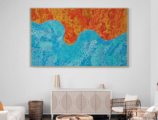 Desert Meets the Sea – Original Artwork by T'keyah Ware