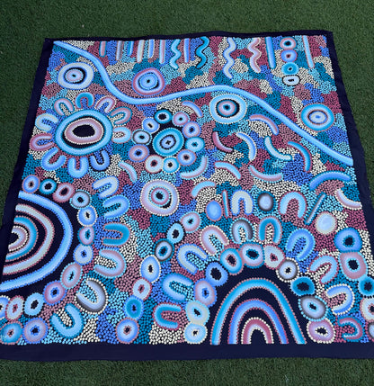 Sharing Stories on Country (Painting) by Kelilah